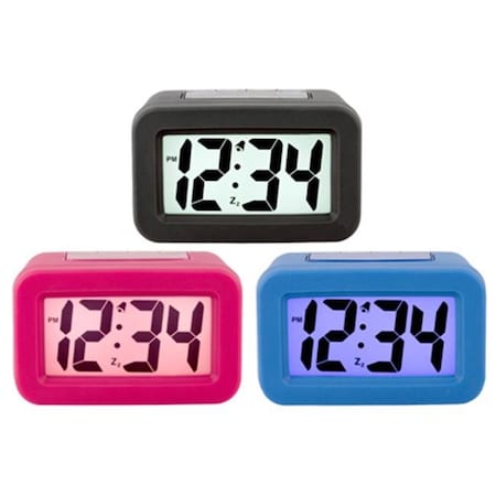 La Crosse Technology LA Crosse Technology 244295 Silicon Skin Digital Alarm Clock; Assorted Color 244295